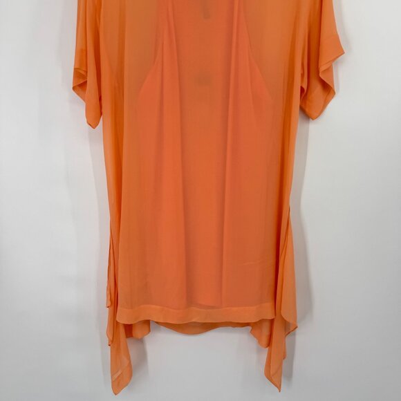 BCBGMAXAZRIA womens Sharon Bright Nectar silk dress size medium new $228 - Picture 9 of 12